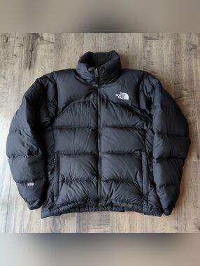 The North Face Nuptse 700 Down Puffer Jacket Size Small Black A255